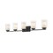 Z-Lite Willow 5 Light Vanity, Matte Black, Inner White & Outer Clear 426-5V-MB - alternate 5